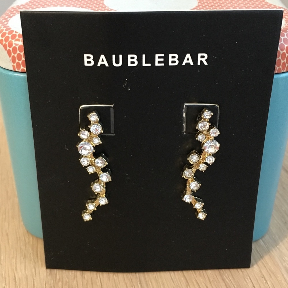 Never-worn Baublebar Farah Ear Crawlers